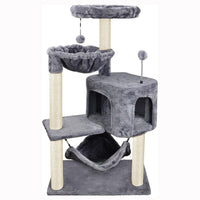 HKM-7639229 Multi-layer Cat Climbing Frame with Sisal Scratching Posts - Cute Style in Various Colors