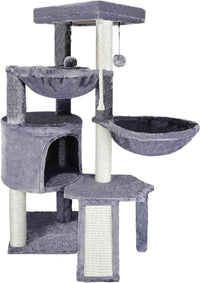 HKM-7639229 Multi-layer Cat Climbing Frame with Sisal Scratching Posts - Cute Style in Various Colors