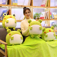 HKM-763987 3-in-1 Plush Animal Toy: Hand Warmer, Pillow, and Blanket for Comfort