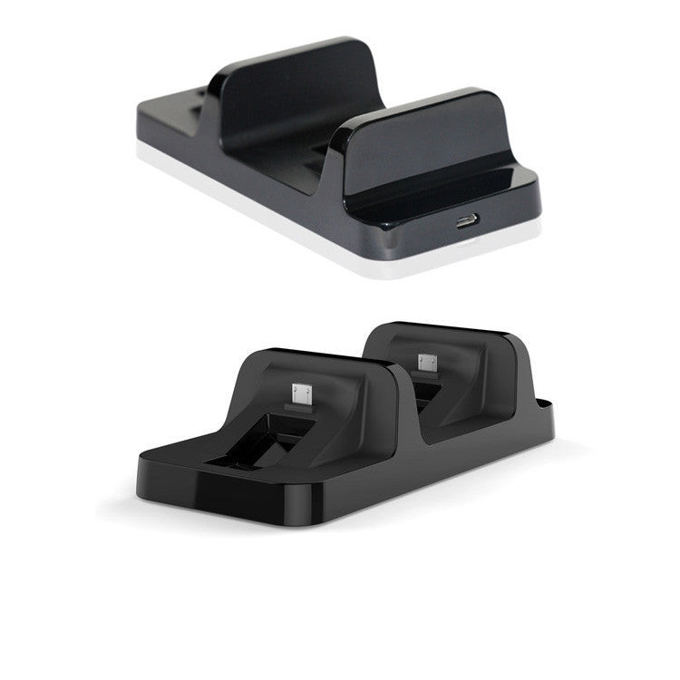 HKM-763987 Dual Charger for PS4 Controllers – Simultaneously Charges Two, Easy-to-Use Design, LED Charging Indicator