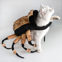 HKM-7640125 Spider Costume for Cats and Dogs with Adjustable Straps - Halloween Themed Pet Outfit