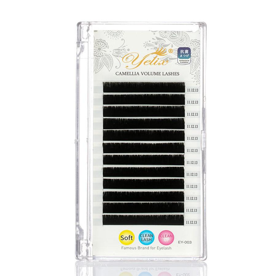 HKM-764051 Natural 3D Camellia Grafting Eyelashes 0.05 Thickness in Multiple Lengths