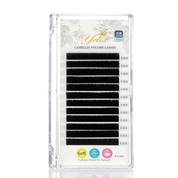HKM-764051 Natural 3D Camellia Grafting Eyelashes 0.05 Thickness in Multiple Lengths