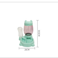 HKM-7641917 Automatic Two-in-One Pet Feeder and Water Dispenser for Cats and Dogs, Gravity Design, Easy to Clean, Anti-Slip Base