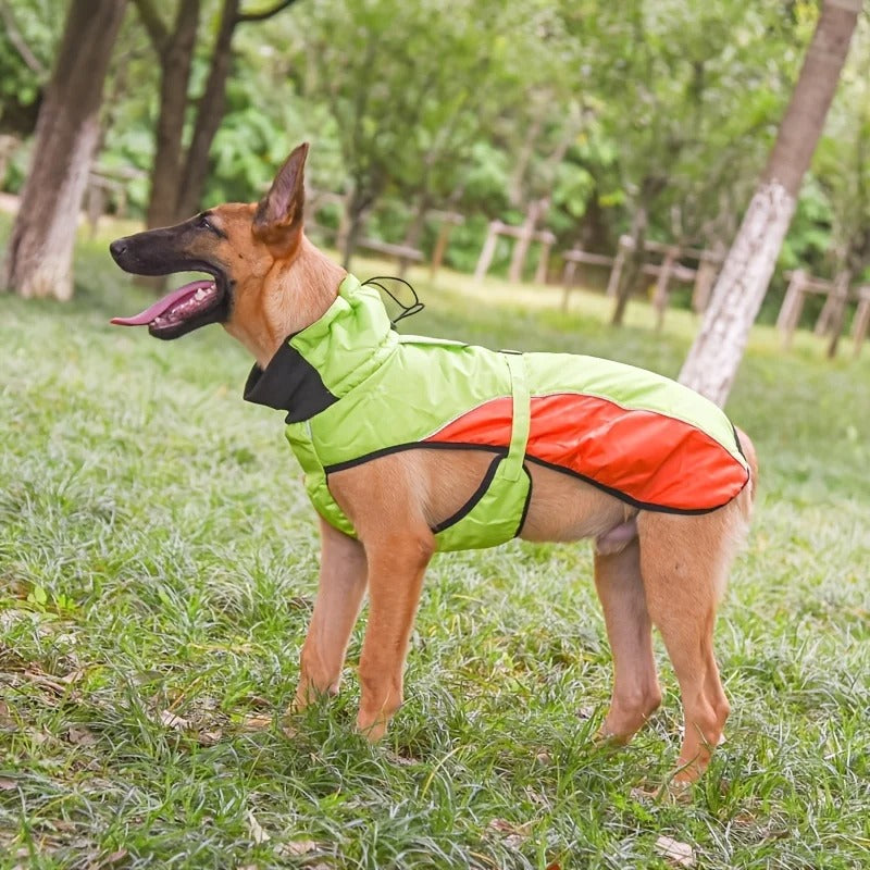 HKM-7642301 Adjustable Waterproof Dog Coat with Reflective Features for Outdoor Use