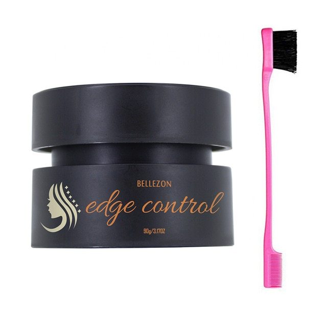 HKM-764243 Anti-Frizz Hair Wax Gel for Long-Lasting Styling and Edge Control - 90g