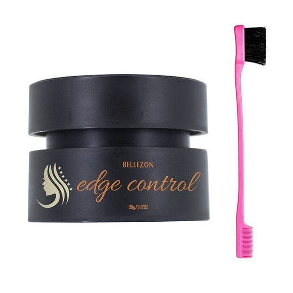 HKM-764243 Anti-Frizz Hair Wax Gel for Long-Lasting Styling and Edge Control - 90g
