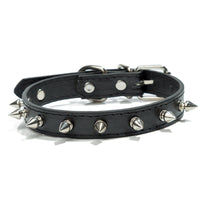 HKM-7643197 Durable PU Leather Pet Anti-Bite Collar with Metal Accents - Comfortable & Sturdy Design