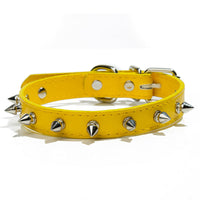 HKM-7643197 Durable PU Leather Pet Anti-Bite Collar with Metal Accents - Comfortable & Sturdy Design