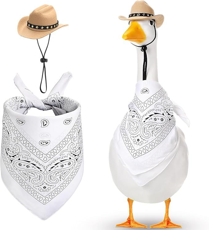 HKM-7643325 Monochrome Denim Cowboy Hat and Drool Towel Set for All Seasons
