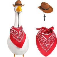 HKM-7643325 Monochrome Denim Cowboy Hat and Drool Towel Set for All Seasons