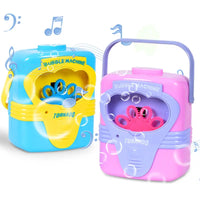 HKM-764499 Automatic Bubble Machine - Fun Radio-Shaped Bubble Maker for Kids 0-14 Years