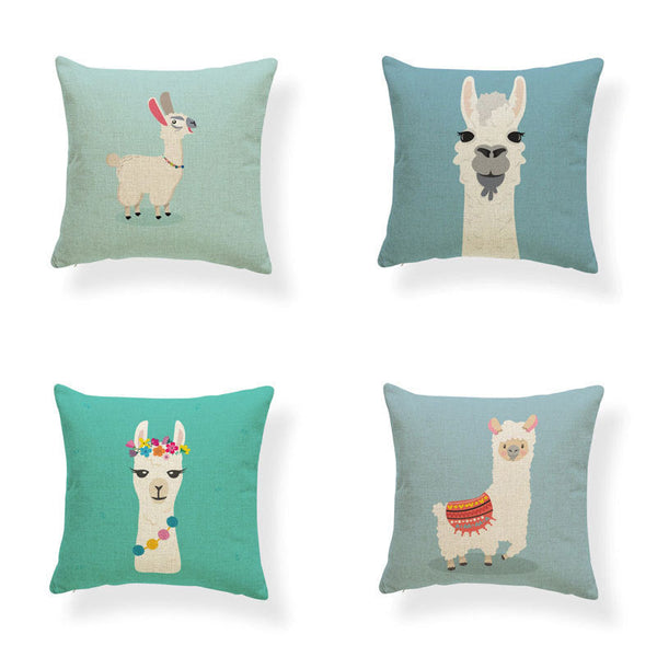 HKM-764499 Fashionable Digital Printing Polyester Cushion Pillowcase - 45x45cm, Multiple Designs Available