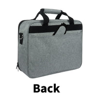 HKM-764499 Gray Polyester Handbag for Projector Storage, 14x11x4in, Supports Up to 20kg