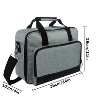 HKM-764499 Gray Polyester Handbag for Projector Storage, 14x11x4in, Supports Up to 20kg