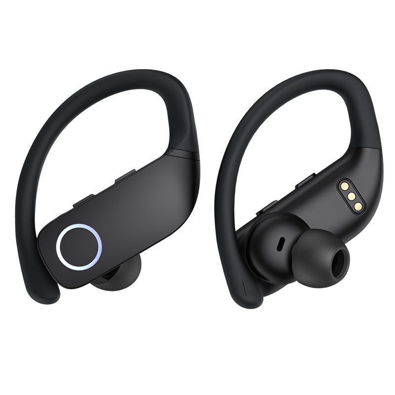 HKM-764563 Binaural Bluetooth Headset with Digital Display and Noise Reduction, Stereo Sound, USB Charging