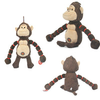 HKM-7646525 Interactive Molar Toy for Dogs - Plush Rabbit, Monkey, and Crocodile Shapes for Training and Companionship