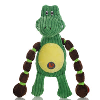 HKM-7646525 Interactive Molar Toy for Dogs - Plush Rabbit, Monkey, and Crocodile Shapes for Training and Companionship