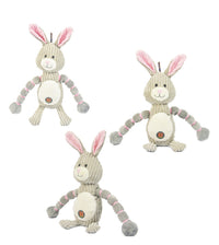 HKM-7646525 Interactive Molar Toy for Dogs - Plush Rabbit, Monkey, and Crocodile Shapes for Training and Companionship
