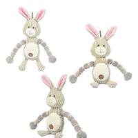 HKM-7646525 Interactive Molar Toy for Dogs - Plush Rabbit, Monkey, and Crocodile Shapes for Training and Companionship
