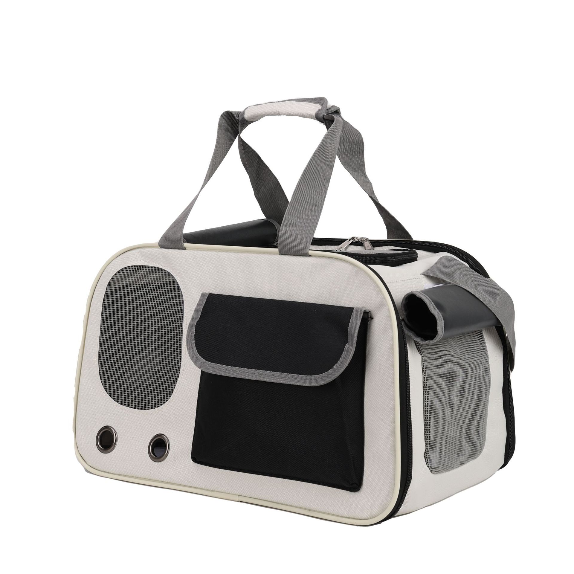 HKM-7647933 Portable Cat Diaper Bag with Large Capacity and Breathable Design for Travel