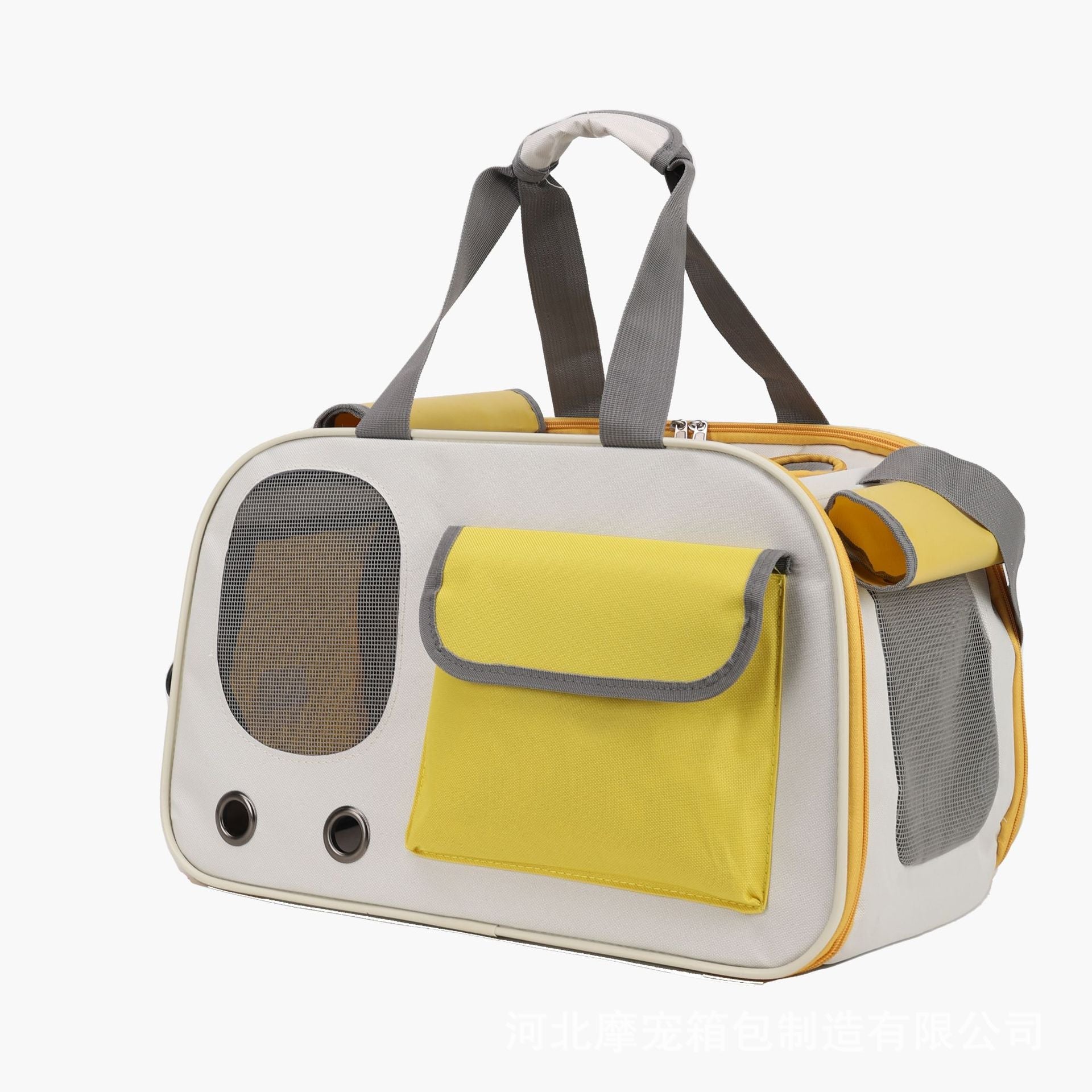 HKM-7647933 Portable Cat Diaper Bag with Large Capacity and Breathable Design for Travel