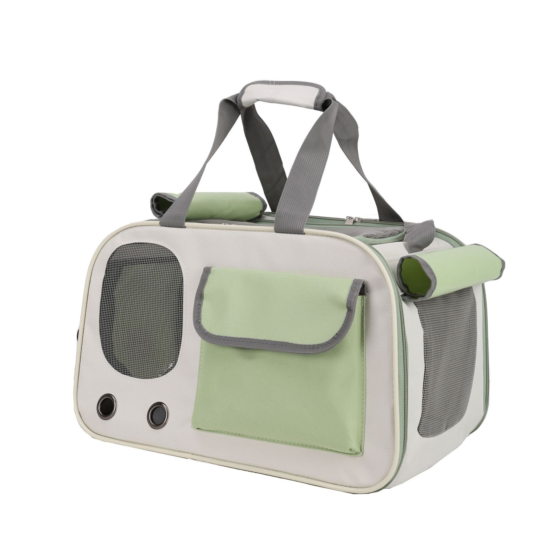 HKM-7647933 Portable Cat Diaper Bag with Large Capacity and Breathable Design for Travel