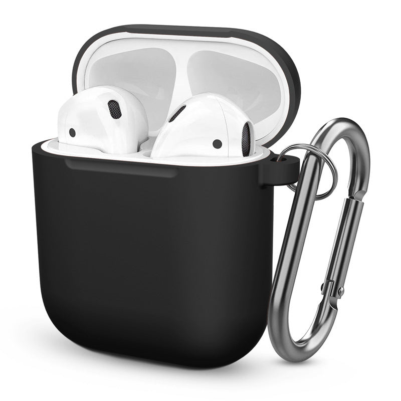 HKM-765011 Silicone Dust Plug Soft Cover Compatible with iPhone and AirPods 1/2 - Simple Design in Solid Color
