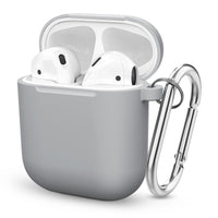 HKM-765011 Silicone Dust Plug Soft Cover Compatible with iPhone and AirPods 1/2 - Simple Design in Solid Color