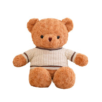 HKM-7651133 White Sweater Teddy Bear Plush Toy in Various Sizes (30cm to 130cm)