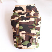 HKM-7652029 Camouflage Floral Vest for Pets - Stylish Autumn & Winter Apparel in Multiple Sizes