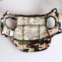 HKM-7652029 Camouflage Floral Vest for Pets - Stylish Autumn & Winter Apparel in Multiple Sizes