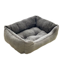 HKM-7653309 Cozy Flannel Winter Warm Pet Square Cat Nest - Multiple Sizes Available