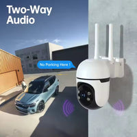 HKM-765331 3MP Mini WiFi PTZ Surveillance Camera with Remote Viewing and Motion Detection