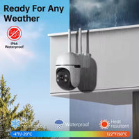 HKM-765331 3MP Mini WiFi PTZ Surveillance Camera with Remote Viewing and Motion Detection
