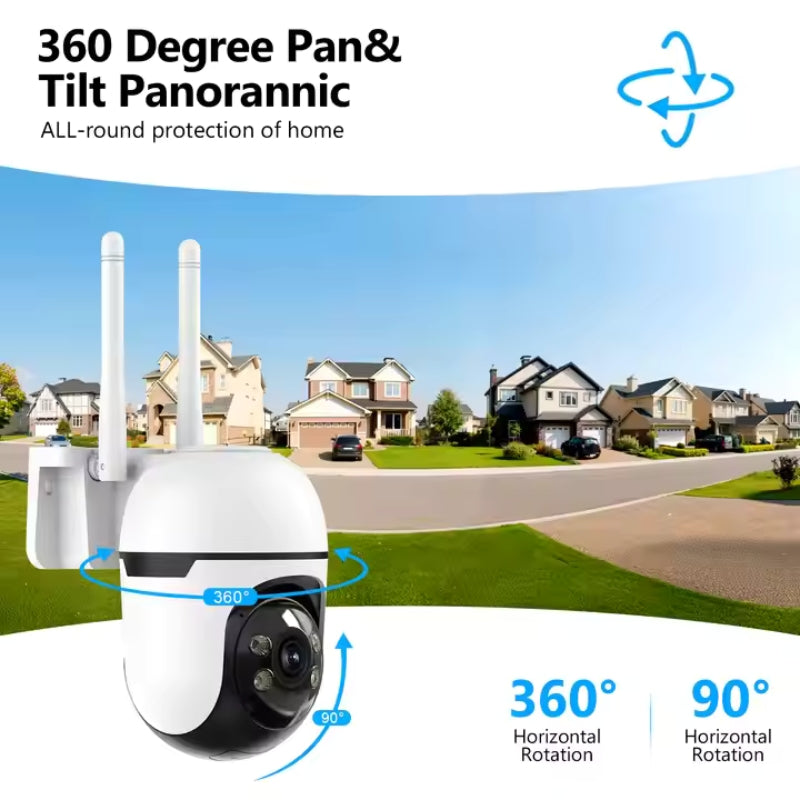 HKM-765331 3MP Mini WiFi PTZ Surveillance Camera with Remote Viewing and Motion Detection