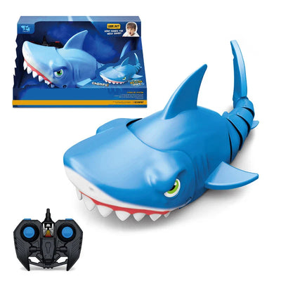 HKM-765395 Remote Control Shark Toy for Kids - Quirky Stunt RC Shark Car with 2.4G Radio Control, Indoor & Outdoor Fun