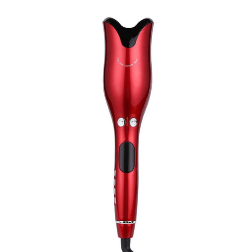 HKM-765459 Automatic Spiral Curling Iron with Infrared Technology - Tourmaline Ceramic, Adjustable Temperature, Ideal for Dry Hair, Multi-Color Options