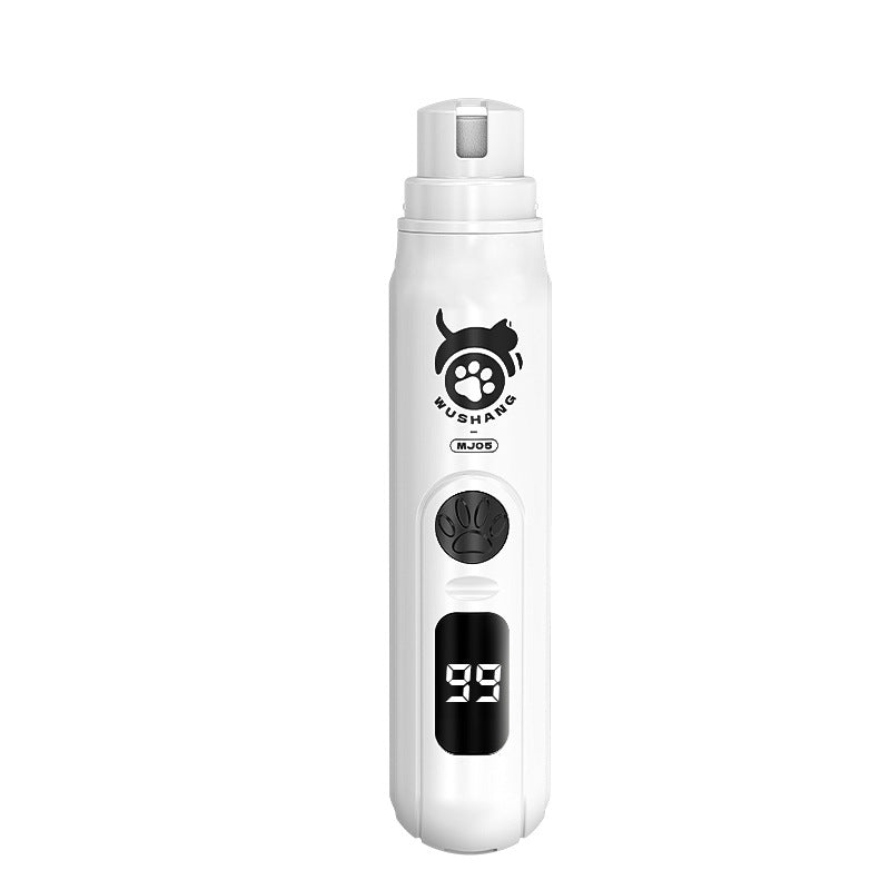 HKM-7655229 Electric Pet Nail Piercing Device with 3-Speed Adjustment and Power Display