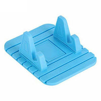 HKM-765523 Large Silicone Car Phone Holder with Non-Slip Mat and Bracket Buckles
