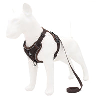 HKM-7656509 Reflective Nylon Dog Harness for Safety and Comfort - Sizes S to XL