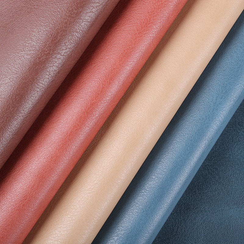 HKM-765651 Thick Palm Print Half PU Leather Fabric, 1.2mm Thickness, 140cm Wide for Gloves, Furniture, and More