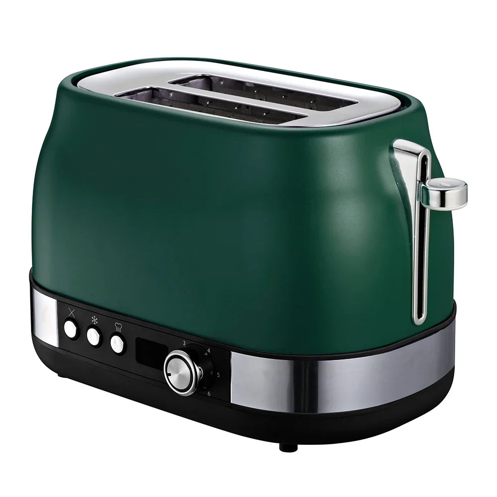 HKM-765715 Digital 2-Slice Toaster with Multi-Function Breakfast Settings for Perfectly Toasted Bread