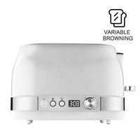HKM-765715 Digital 2-Slice Toaster with Multi-Function Breakfast Settings for Perfectly Toasted Bread