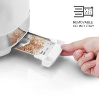 HKM-765715 Digital 2-Slice Toaster with Multi-Function Breakfast Settings for Perfectly Toasted Bread