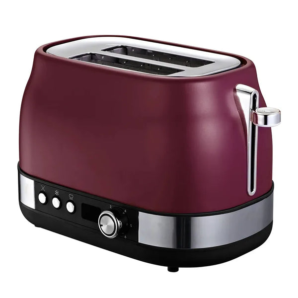 HKM-765715 Digital 2-Slice Toaster with Multi-Function Breakfast Settings for Perfectly Toasted Bread