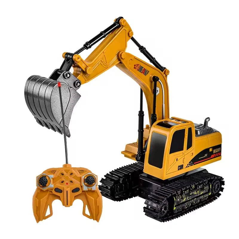 HKM-765779 1:24 Remote Control Engineering Truck with 6 Functionality for Kids 2-7 Years