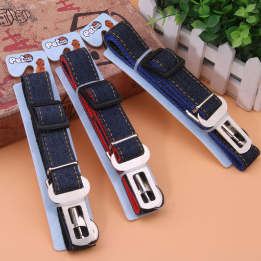 HKM-7659837 Retractable Pet Seat Belt for Dogs - Adjustable, Safe, and Durable