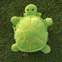 HKM-7660477 Cartoon Turtle Dog Backpack with No-Pull Harness and Large Capacity for Pets