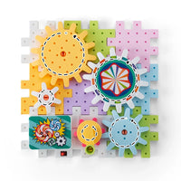 HKM-766099 203-Piece Electric DIY Stacking Building Blocks Set for Kids - Eco-Friendly ABS Plastic Wall Train Track